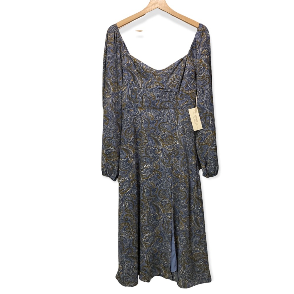 NWT! F21 Paisley Print Midi Dress